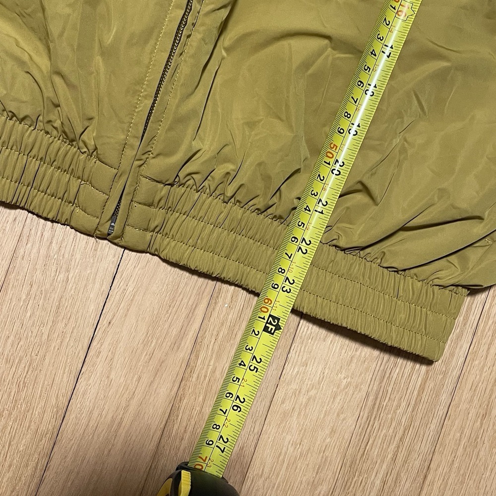 Nike Big Swoosh‎ Windbreaker Jacket Full Zip Mens Sz Small Olive Green Track - Picture 7 of 8